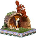 Fox and Hound on Log- by Jim Shore image 0