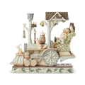Figurine Woodland Santa In Train