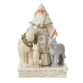 Statue Woodland Santa With