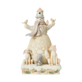 Figurine Woodland Snowman With Bird