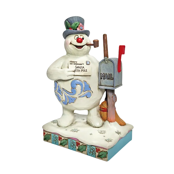 Jsfro Frosty Next To Mailbox Fi