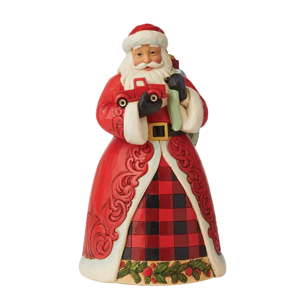 Santa Holding Red Truck F