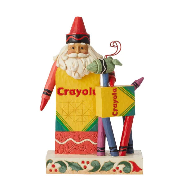 Figurine Crayola Santa With Christmas