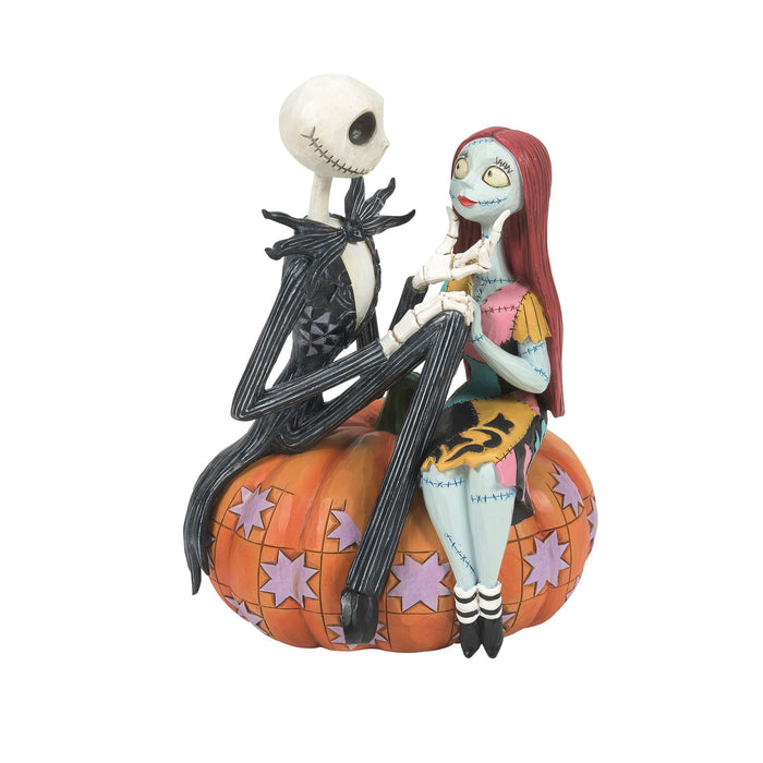 Jack & Sally On Pumpkin