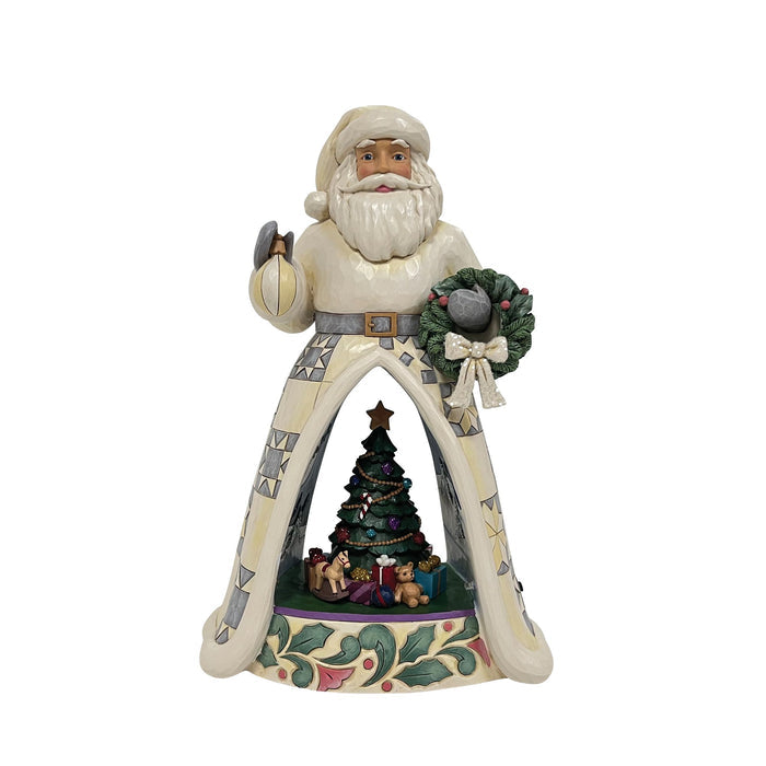 Figurine Woodland Santa LED Open