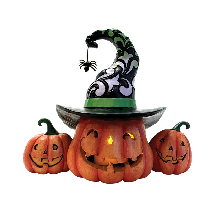 Figurine Trio Of Jack - O - Lanter