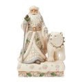 White Woodland Santa With Bear