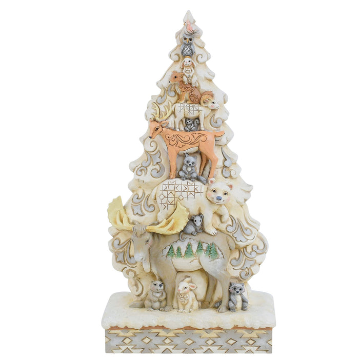 Woodland Stacked Animals Figurine