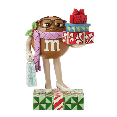 Brown Character With Presents
