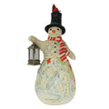 May Your Spirit Be Merry and Bright. Snowman w/ Lantern