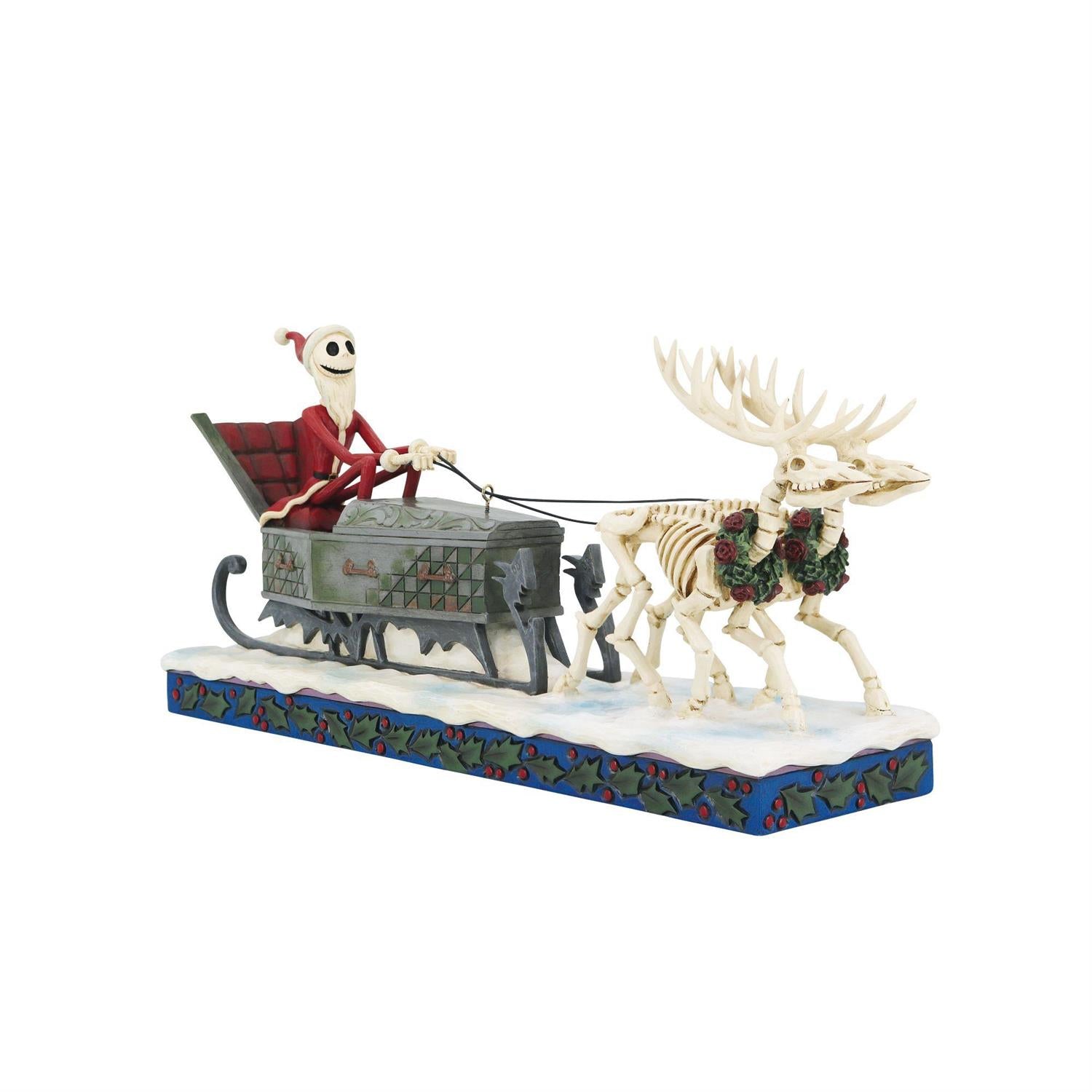 Jack Skeleton Sleigh - by Jim Shore image 0