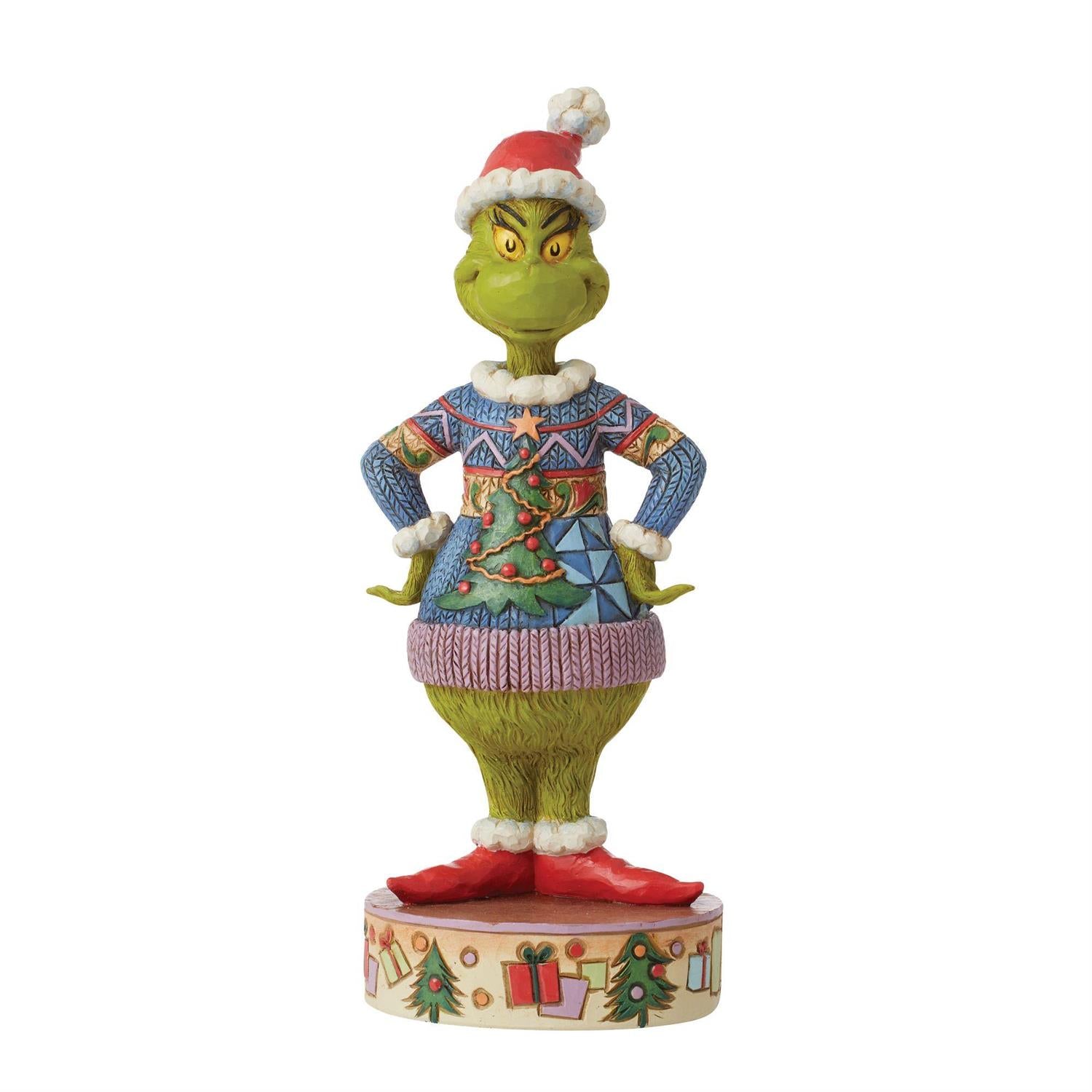 Grinch Wearing Ugly Sweater - by Jim Shore image 0