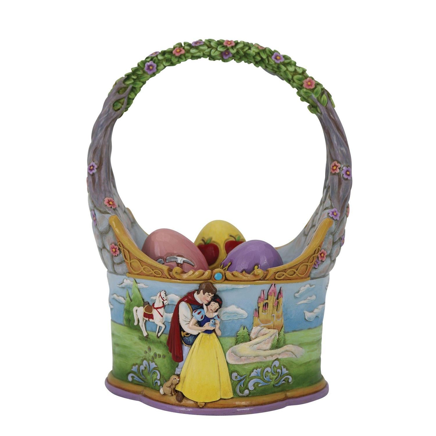 Snow White Basket & Eggs- By Jim Shore image 0